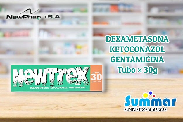 Newtrex Crema Tubo x 30g (Dexametasona Ketoconazol Gentamicina) NEWPHARMA