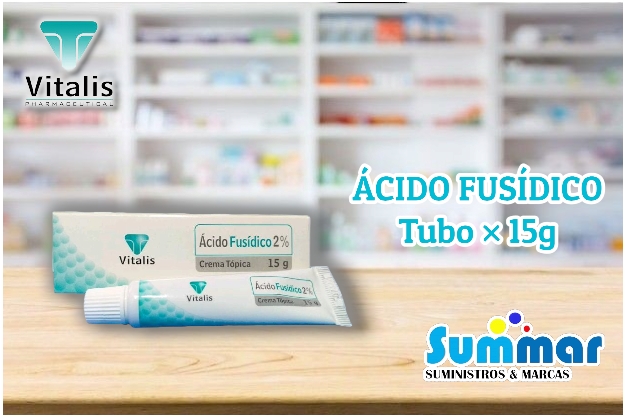 Acido FusIdico 2% Crema Topica Tubo x 15g VITALIS