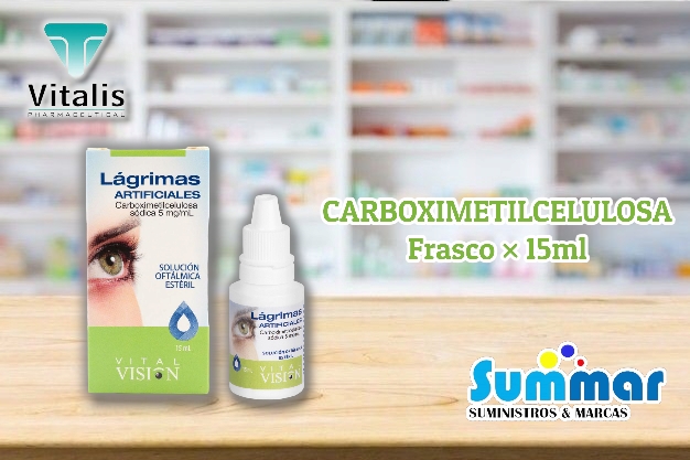 Lagrimas Artificiales Solución Oftálmica Frasco x 15ml (Carboximetilcelulosa Sódica)