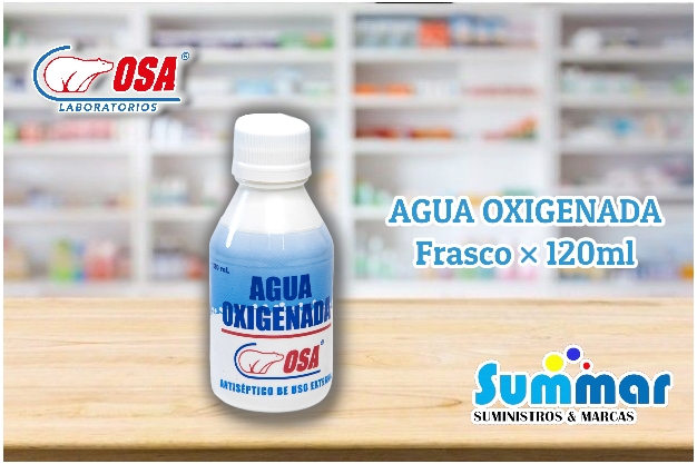 Agua Oxigenada Frasco x 120ml OSA