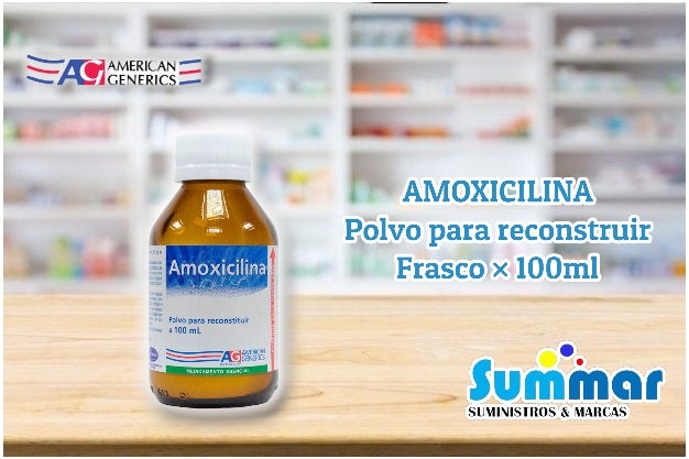 Amoxicilina 250mg/5ml Frasco x 100ml AG