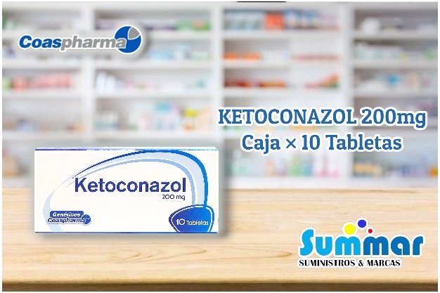 Ketoconazol 200mg Caja x 10 Tabletas COASPHARMA