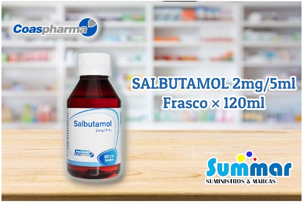 Salbutamol 2mg75ml Jarabe Frasco x 120ml COASPHARMA