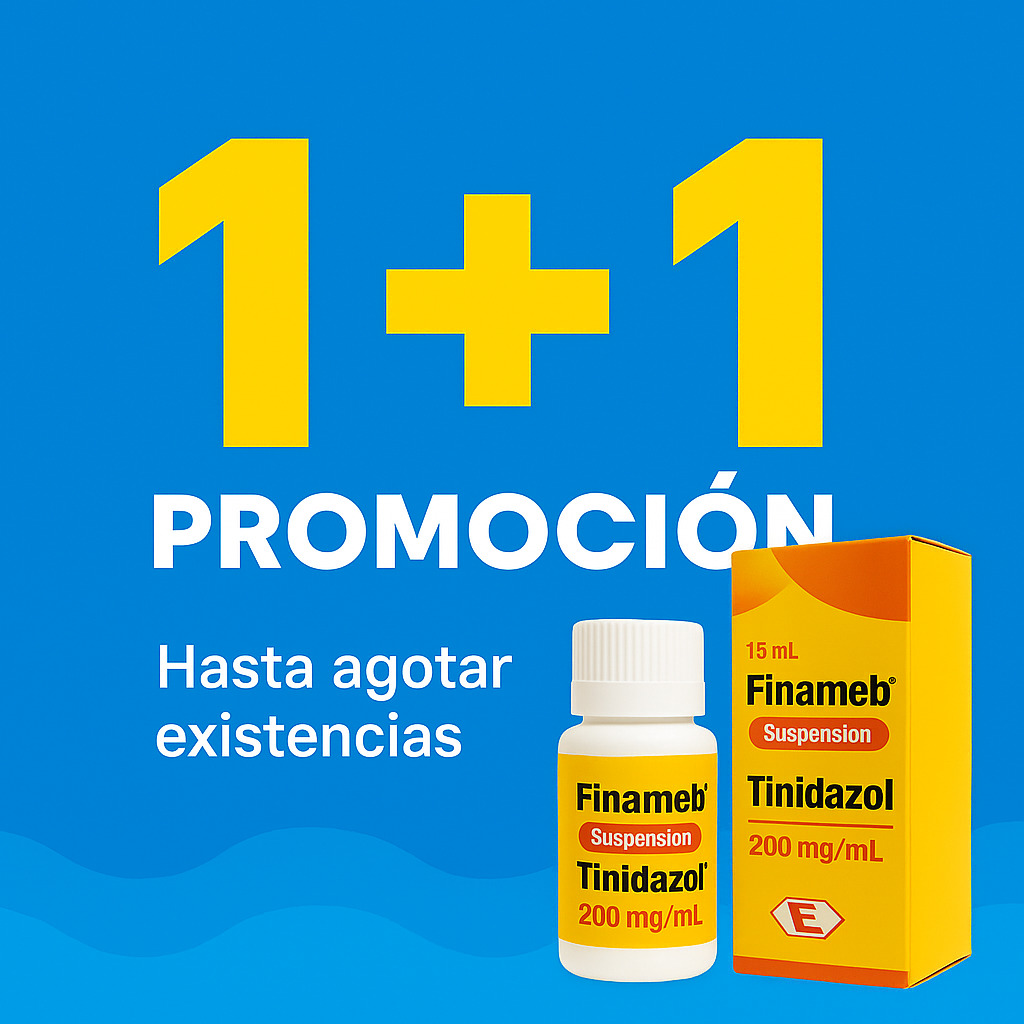 Finameb 200mg/ml Frasxo x 15ml (Tinidazol) LABQUIFAR