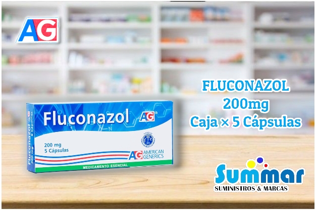 Fluconazol 200mg Caja x 5 Cápsulas AG