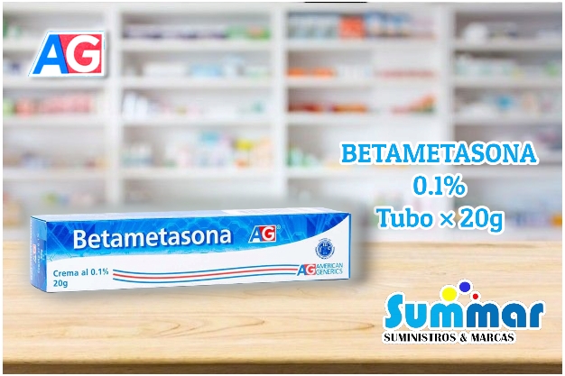 Betametasona 0.1% Crema Tópica Tubo x 20g AG