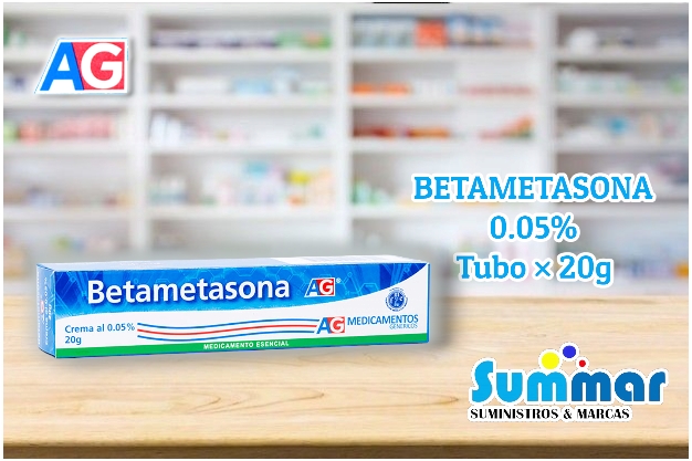 Betametasona 0.05% Crema Tópica Tubo x 20g AG