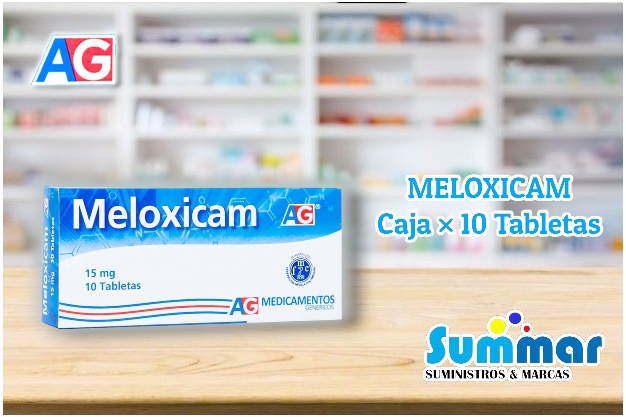 Meloxicam 15mg Caja x 10 Tabletas AG