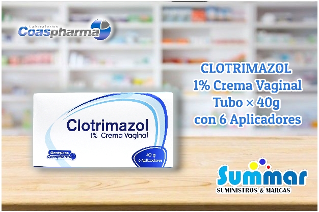 Clotrimazol 1% Crema Vaginal Tubo x 40g COASPHARMA