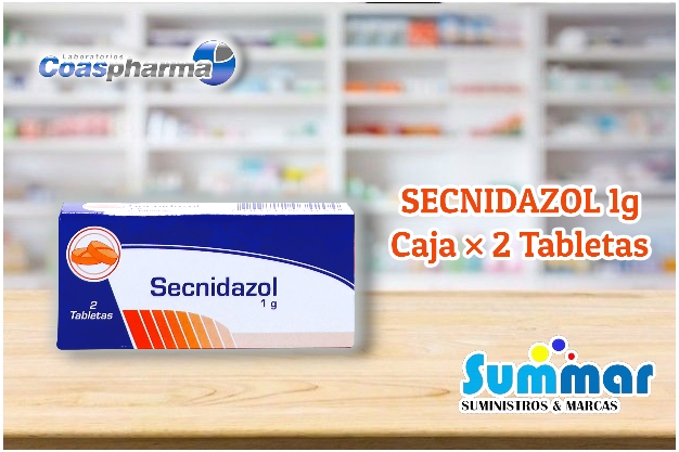 Secnidazol 1g Caja x 2 Tabletas COASPHARMA