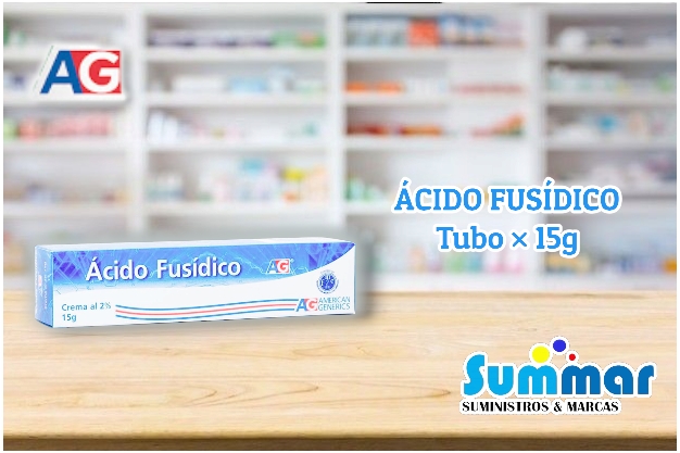 Acido Fusidico 2% Crema Topica Tubo x 15g AG