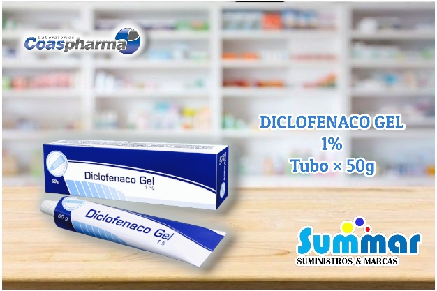 Diclofenaco Gel 1% Tubo x 50g COASPHARMA