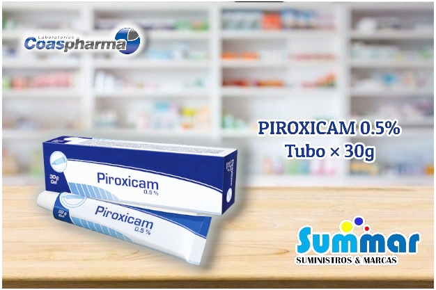 Piroxicam 0.5% Gel Tubo x 30g COASPHARMA