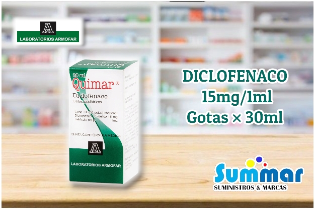 Quimar Gotas Pediátricas x 30ml (Diclofenaco) ARMORFAR