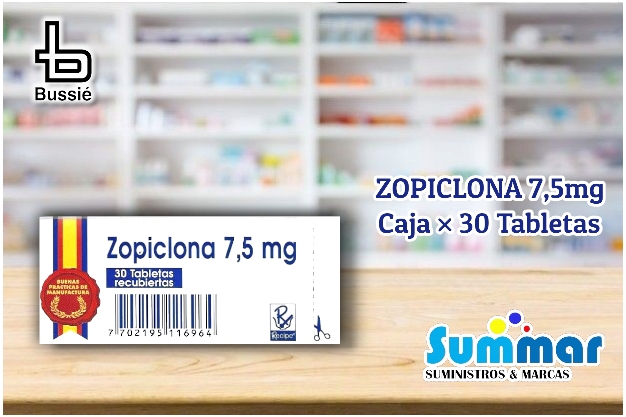 Zopiclona 7.5mg Caja x 30 Tabletas RECIPE