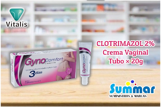 GynoConfort 2% Crema Vaginal Tubo x 20g (Clotrimazol) VITALIS