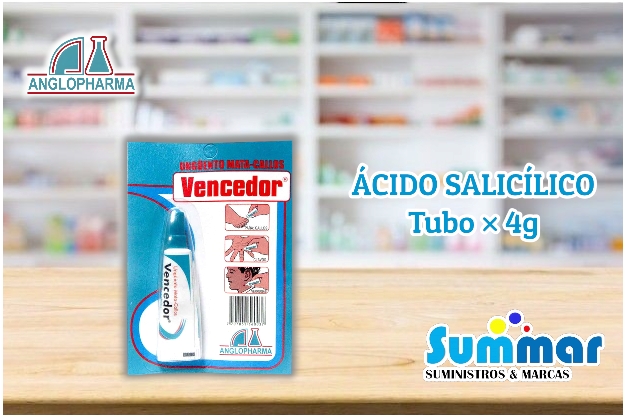 Matacallo Vencedor Ünguento Tubo x 4g (Ácido Salicílico) ANGLOPHARMA